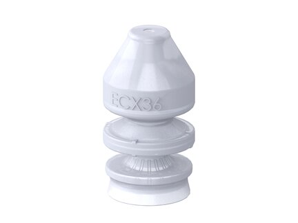 Przyssawka wielomieszkowa ECX36, Silikon SIL 30°, FDA, bez filtra (S.ECX36SF30.XXX.00) (0241340) - Piab