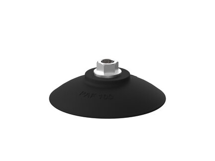 Przyssawka płaska PAF100, Nirtyl-PCV 60°, G1/4", wew., filtr siatkowy (S.PAF100NP60.G14F.01) (9972947) - Piab