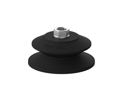 Przyssawka mieszkowa PAB100, Nirtyl-PCV 60°, G3/8", wew., filtr siatkowy (S.PAB100NP60.G38F.01) (9972966) - Piab