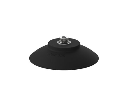 Przyssawka płaska PAF125, Nirtyl-PCV 60°, G3/8" zew. + NPSF 1/8" wew., filtr siatkowy (S.PAF125NP60.G38MNS18F.01) (9972127) - Piab