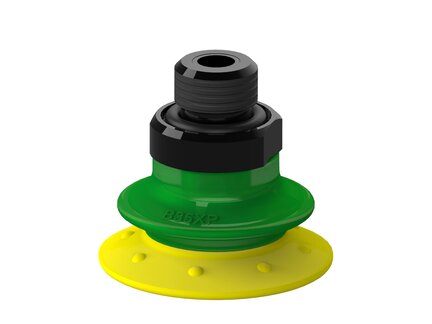 Przyssawka mieszkowa B35X, PU30°/60°, G1/4" zew., filtr siatkowy (S.B35XP3060.G14M.01) (0205105) - Piab