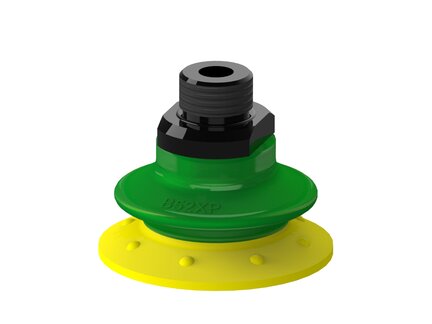 Przyssawka mieszkowa B52XP, PU30°/60°, G3/8" zew., filtr siatkowy (S.B52XP3060.G38M.01) (0205132) - Piab