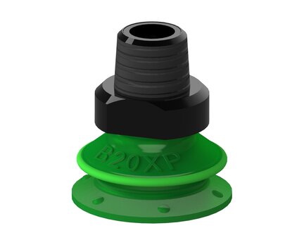Przyssawka mieszkowa B20X, PU60°, NPT 1/8" zew., filtr siatkowy (S.B20XP60.NT18M.01) (0205180) - Piab