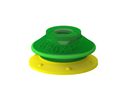 Przyssawka mieszkowa B20X, PU30°/60°, bez filtra (S.B20XP3060.XXX.00) (0204994) - Piab
