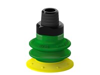 Przyssawka wielomieszkowa BX25P, PU30°/60°, NPT 1/8" zew., podwójny zawór przepływu (S.BX25P3060.NT18M.50) (9907028) - Piab