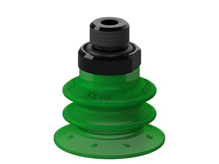 Przyssawka wielomieszkowa BX35, PU60°, G1/4" zew., podwójny zawór przepływu (S.BX3560.G14M.50) (9907493) - Piab