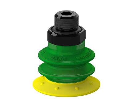 Przyssawka wielomieszkowa BX35, PU30°/60°, G1/4" zew., filtr siatkowy (S.BX353060.G14M.01) (9906650) - Piab