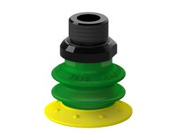Przyssawka wielomieszkowa BX35P, PU30°/60°, G3/8" zew., zawór ster., podw.. przepł., dysk filtr. i filtr siatkowy (S.BX35P3060.G38M.55) (0107378) - Piab