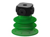 Przyssawka wielomieszkowa BX52P, PU60°, NPSF 5x1/8" wew., zawór ster., podw.. przepł., dysk filtr. (S.BX52P60.NS518F.53) (0107390) - Piab