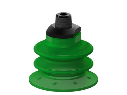 Przyssawka wielomieszkowa BX52P, PU60°, NPT 1/4" zew., podwójny zawór przepływu (S.BX52P60.NT14M.50) (0107391) - Piab