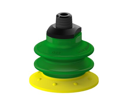 Przyssawka wielomieszkowa BX52, PU30°/60°, NPT 1/4" zew., filtr siatkowy (S.BX52P3060.NT14M.01) (9908617) - Piab