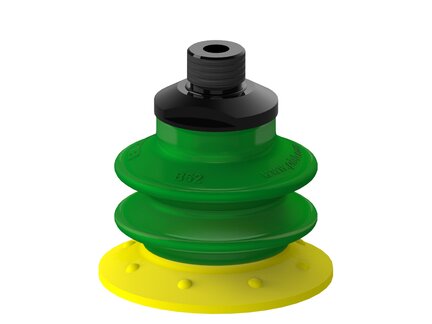 Przyssawka wielomieszkowa BX52, PU30°/60°, G1/4" zew., filtr siatkowy (S.BX52P3060.G14M.01) (9908616) - Piab