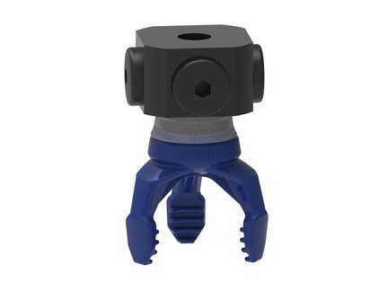 Chwytak próżniowy piSOFTGRIP 30 mm, 3, silikon wykrywalny 70°, krótki palec, gwinty 5xG1/8", wew. (SG.S23DS70.SDS70.F.G518F.00) (9962851) - Piab