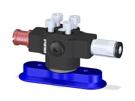 Eżektor zdecentralizowany VGS2010, COAX MICRO Si02-2, 4xM3 góra, montaż do płaskownika, OF15x45P 50°(VGS2010.AF.00.DG) (9902933) - Piab