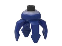 Chwytak próżniowy piSOFTGRIP 100 mm, 4, silikon wykrywalny 70°, krótki palec, G1/2" wew. (SG.S74DS70.SDS70.F.G12F.00) (9973404) - Piab