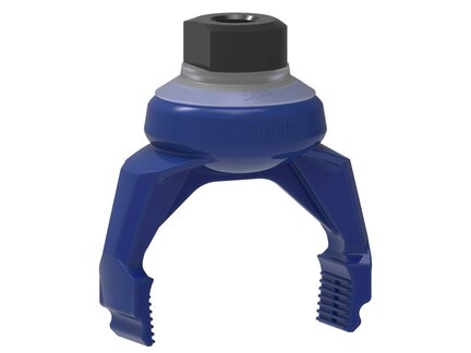 Chwytak próżniowy piSOFTGRIP 50 mm, 2, silikon wykrywalny 70°, krótki palec, gwint NPT 1/4" wew. (SG.S52DS70.SDS70.F.NT14F.00) (9967199) - Piab