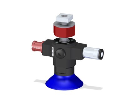 Eżektor zdecentralizowany VGS2010, COAX MICRO Si02-2, M6 19 mm góra, zestaw do profilu, F25CP 50°(VGS2010.AF.01.DD) (9900530) - Piab