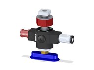 Eżektor zdecentralizowany VGS2010, COAX MICRO Si02-2, M6 19 mm góra, zestaw do profilu, OF10x30P 50°(VGS2010.AF.01.DF) (9900780) - Piab