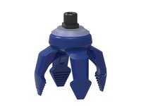 Chwytak próżniowy piSOFTGRIP 100 mm, 4, silikon wykrywalny 70°, krótki palec, gwint NPT 1/2" zew. (SG.S74DS70.SDS70.F.NT12M.00) (9964447) - Piab