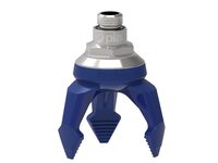 Chwytak próżniowy piSOFTGRIP 50 mm, 3, silikon wykrywalny 70°, krótki palec, G3/8" zew., przepłukiwanie (SG.S53DS70.SDS70.F.GW38M.00) (9943919) - Piab