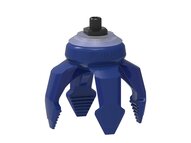 Chwytak próżniowy piSOFTGRIP 100 mm, 4, silikon wykrywalny 70°, krótki palec, gwint NPT 1/4" zew. (SG.S74DS70.SDS70.F.NT14M.00) (9965946) - Piab