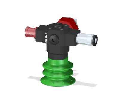 Eżektor zdecentralizowany VGS2010, COAX MICRO Si02-2, M6 19 mm prawy, zestaw do profilu, BX25P PU60° (VGS2010.AF.02.DB) (9900522) - Piab
