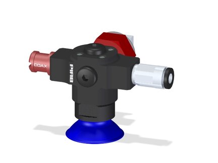 Eżektor zdecentralizowany VGS2010, COAX MICRO Si02-2, M6 19 mm prawy, zestaw do profilu, FC20P 50°(VGS2010.AF.02.DC) (9900755) - Piab