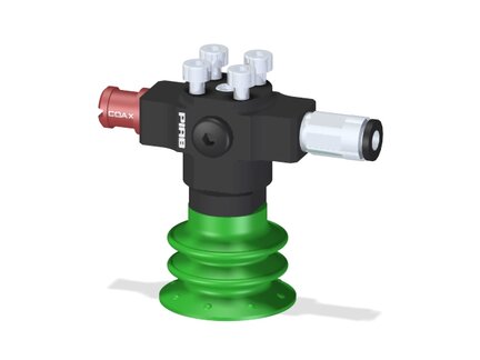 Eżektor zdecentralizowany VGS2010, COAX MICRO Si02-2, 4xM3 góra, montaż do płaskownika, BX25P PU60° (VGS2010.AF.00.DB) (9901735) - Piab