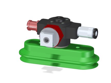 Eżektor zdecentralizowany VGS2010, COAX MICRO Si02-2, M6 19 mm lewy, zestaw do profilu, OB20x60P PU60° (VGS2010.AF.03.DE) (9933003) - Piab