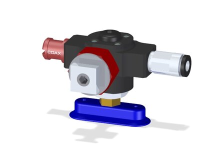 Eżektor zdecentralizowany VGS2010, COAX MICRO Si02-2, M6 19 mm lewy, zestaw do profilu, OF10x30P 50°(VGS2010.AF.03.DF) (9900513) - Piab