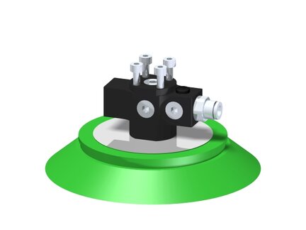 Eżektor zdecentralizowany VGS3010, bez COAX (jednostka slave), 4xM4 góra, montaż do płaskownika, F100P PU60° (VGS3010.AA.00.BO) (9917166) - Piab