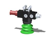 Eżektor zdecentralizowany VGS3010, MINI Si08-2, 4xM4 góra, montaż do płaskownika, BX35P PU60° (VGS3010.AF.00.BG) (9956437) - Piab