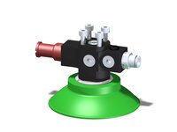 Eżektor zdecentralizowany VGS3010, MINI Xi10-2, 4xM4 góra, montaż do płaskownika, FC75P PU40° (VGS3010.AJ.00.BR) (9962242) - Piab