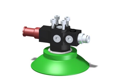 Eżektor zdecentralizowany VGS3010, MINI Pi12-2, 4xM4 góra, montaż do płaskownika, FC75P PU60° (VGS3010.AB.00.BS) (9900276) - Piab