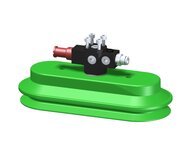 Eżektor zdecentralizowany VGS3010, MINI Si08-2, 4xM4 góra, montaż do płaskownika, OB65x170P PU30°/PU60° (VGS3010.AF.00.CE) (9962536) - Piab