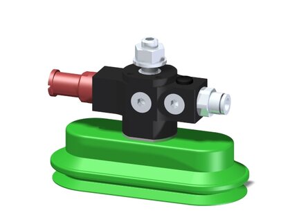 Eżektor zdecentralizowany VGS3010, MINI Pi12-2, M8, 16 mm góra, OB35x90P PU60° (VGS3010.AB.01.CB) (9917377) - Piab