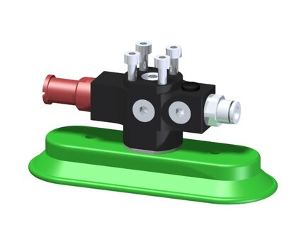 Eżektor zdecentralizowany VGS3010, MINI Pi12-2, 4xM4 góra, montaż do płaskownika, OF40x110P PU40° (VGS3010.AB.00.CI) (9911823) - Piab