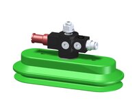 Eżektor zdecentralizowany VGS3010, MINI Pi12-2, zawór zwrotny, M8, 16 mm góra, OB50x140P PU60° (VGS3010.AD.01.CD) (9901406) - Piab