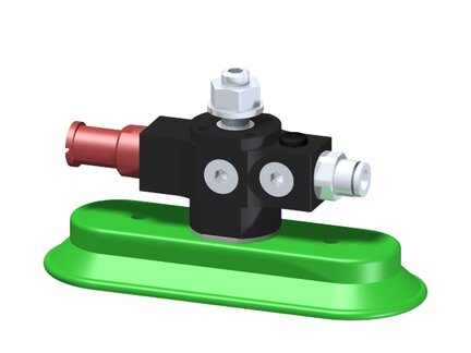 Eżektor zdecentralizowany VGS3010, MINI Si08-2, M8, 16 mm góra, OF40x110P PU60° (VGS3010.AF.01.CJ) (9916976) - Piab