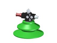 Eżektor zdecentralizowany VGS3010, MINI Si08-2, M8, 16 mm góra, BX110P PU60° (VGS3010.AF.01.CP) (9943888) - Piab