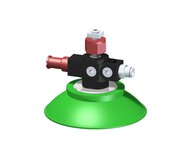 Eżektor zdecentralizowany VGS3010, MINI Xi10-2, M8, 27 mm góra, zestaw do profilu, FC100P PU40° (VGS3010.AJ.04.BT) (9977046) - Piab