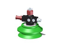 Eżektor zdecentralizowany VGS3010, MINI Pi12-2, zawór zwrotny, M8, 27 mm góra, zestaw do profilu, B75P PU60° (VGS3010.AD.04.BC) (9900037) - Piab
