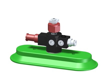 Eżektor zdecentralizowany VGS3010, MINI Pi12-2, M8, 27 mm góra, zestaw do profilu, OF55x150P PU60° (VGS3010.AB.04.CL) (9900756) - Piab