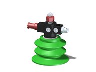 Eżektor zdecentralizowany VGS3010, MINI Pi12-2, M6 22 mm góra, zestaw do profilu, BX75P PU30°/PU60° (VGS3010.AB.07.BJ) (9931287) - Piab