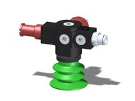 Eżektor zdecentralizowany VGS3010, MINI Pi12-2, M6, 27 mm prawy, zestaw do profilu, BX35P PU60° (VGS3010.AB.05.BG) (9926877) - Piab