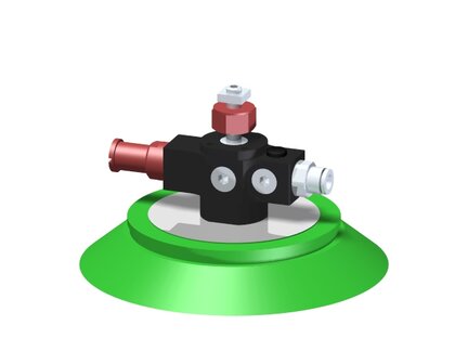Eżektor zdecentralizowany VGS3010, MINI Pi12-2, M6 22 mm góra, zestaw do profilu, F100P PU60° (VGS3010.AB.07.BO) (9901774) - Piab
