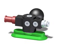 Eżektor zdecentralizowany VGS3010, MINI Pi12-2, zawór zwrotny, złącze kulowe prawe, OF25x70P PU60° (VGS3010.AD.11.CH) (9922839) - Piab