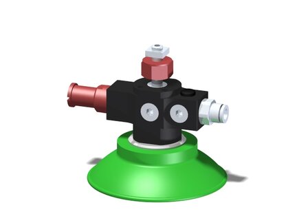 Eżektor zdecentralizowany VGS3010, MINI Pi12-2, M6 22 mm góra, zestaw do profilu, FC75P PU60° (VGS3010.AB.07.BS) (9915461) - Piab