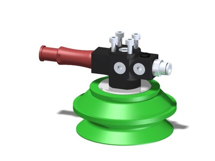 Eżektor zdecentralizowany VGS3010, MINI Pi12-3, 4xM4 góra, montaż do płaskownika, B75P PU30°/PU60° (VGS3010.AC.00.BB) (9900416) - Piab