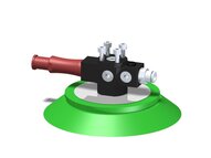 Eżektor zdecentralizowany VGS3010, MINI Pi12-3, zawór zwrotny, 4xM4 góra, montaż do płaskownika, F100P PU60° (VGS3010.AE.00.BO) (9900225) - Piab